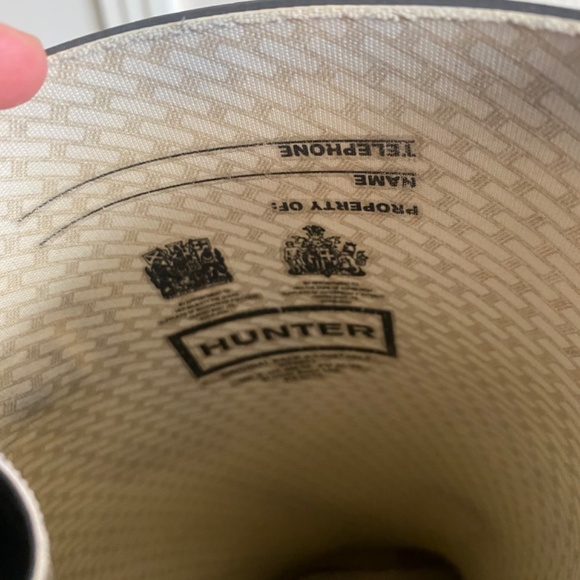 Hunter Wellies black womens 6 adjustable - Picture 2 of 3